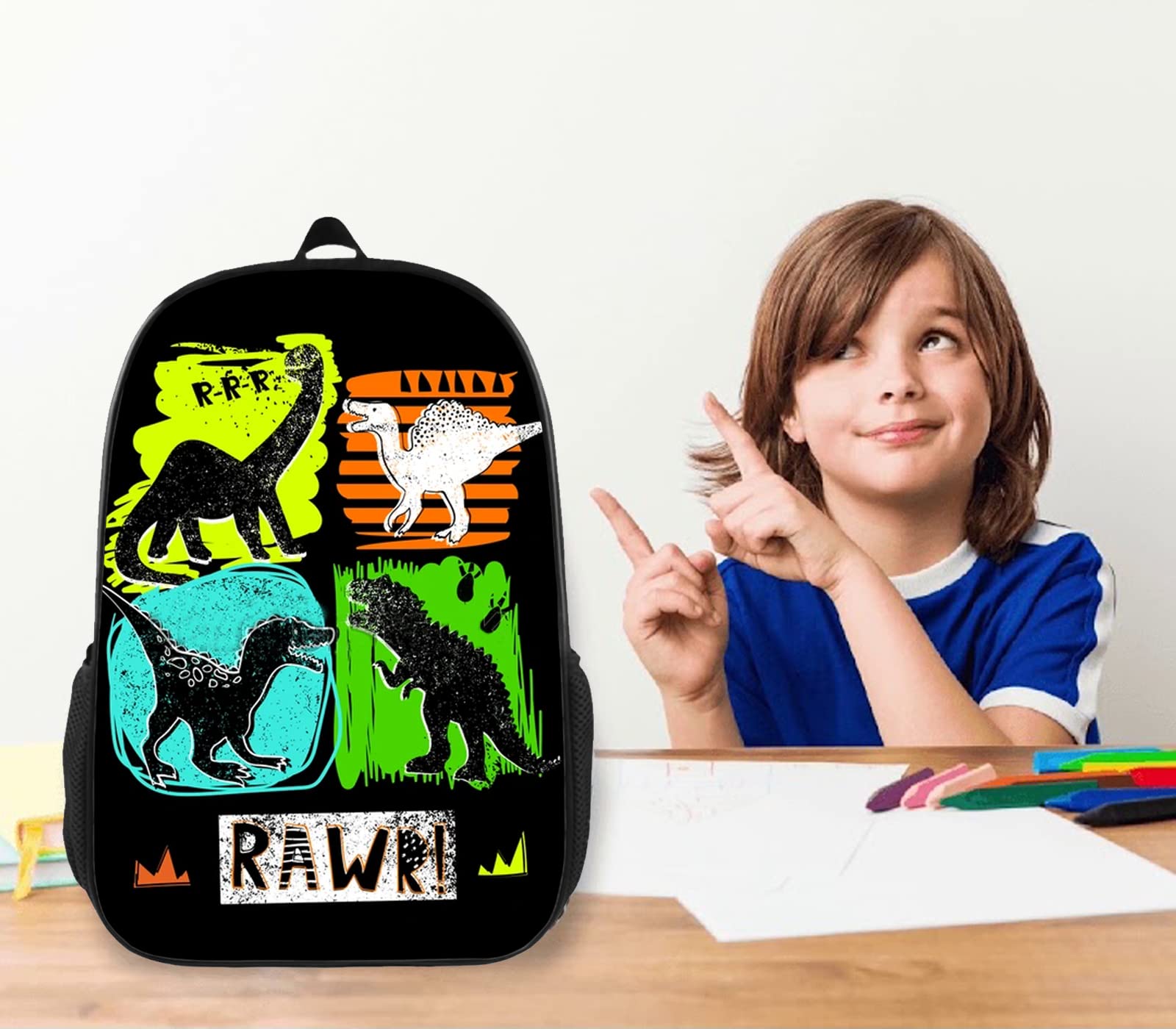 Custom Personalized Backpack for Boys & Girls - Add Text & Image - 17 Inch Laptop Backpack for Men & Women - School, Travel & Everyday Use