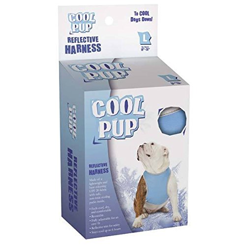 Reflective Cooling Dog Harness for Large Dogs - Breathable Mesh Vest with Adjustable Straps for Hot Weather, Night Walks & Outdoor Adventures (X-Large)