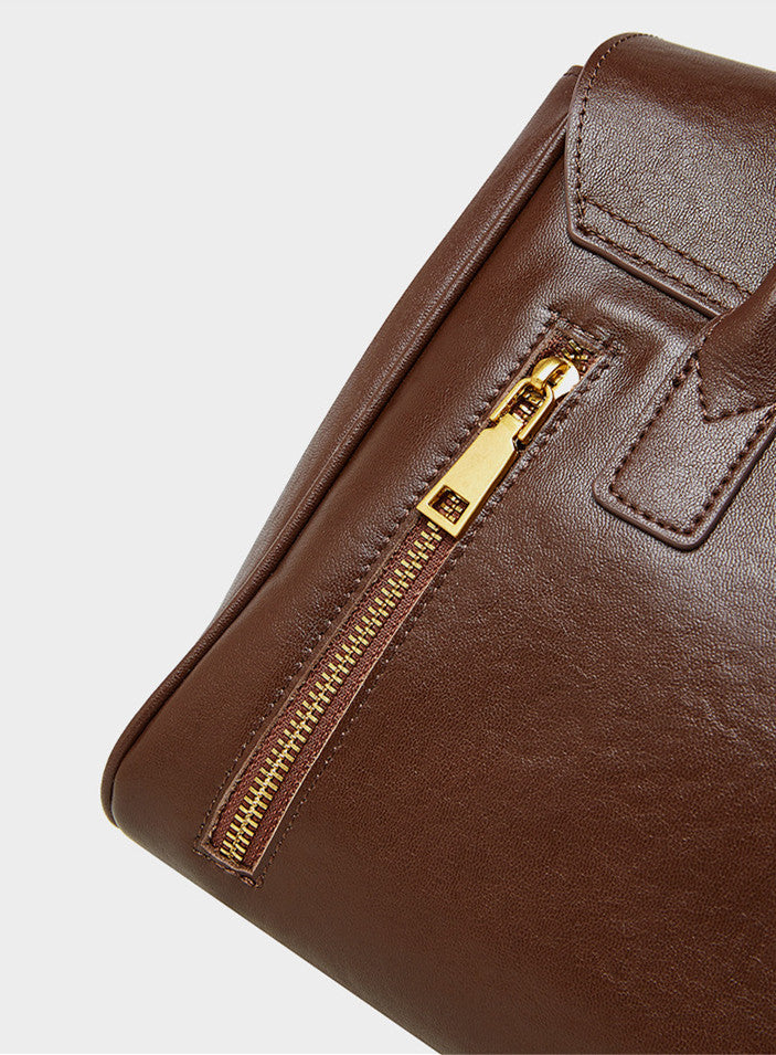 Stylish Leather Flap Work Bag for Women - Professional Office Tote with Multiple Pockets - Perfect for Business, Commuting & Travel