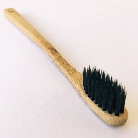 Natural Bamboo Charcoal Toothbrush for Adults - Medium Bristles, Eco-Friendly & Sustainable Oral Care - Perfect for Travel, Home, and Daily Use