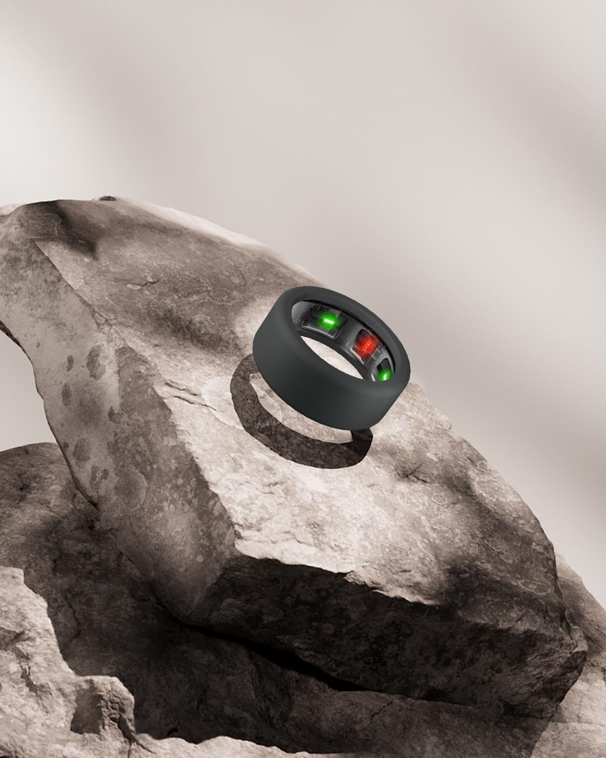 Oura Ring Silicone Cover Protector - Compatible with Oura Ring Gen 4/3, Elastic Workout Case (Black+Night Blue+White, Size S for 6-10) - Perfect for Gym, Running & Daily Wear