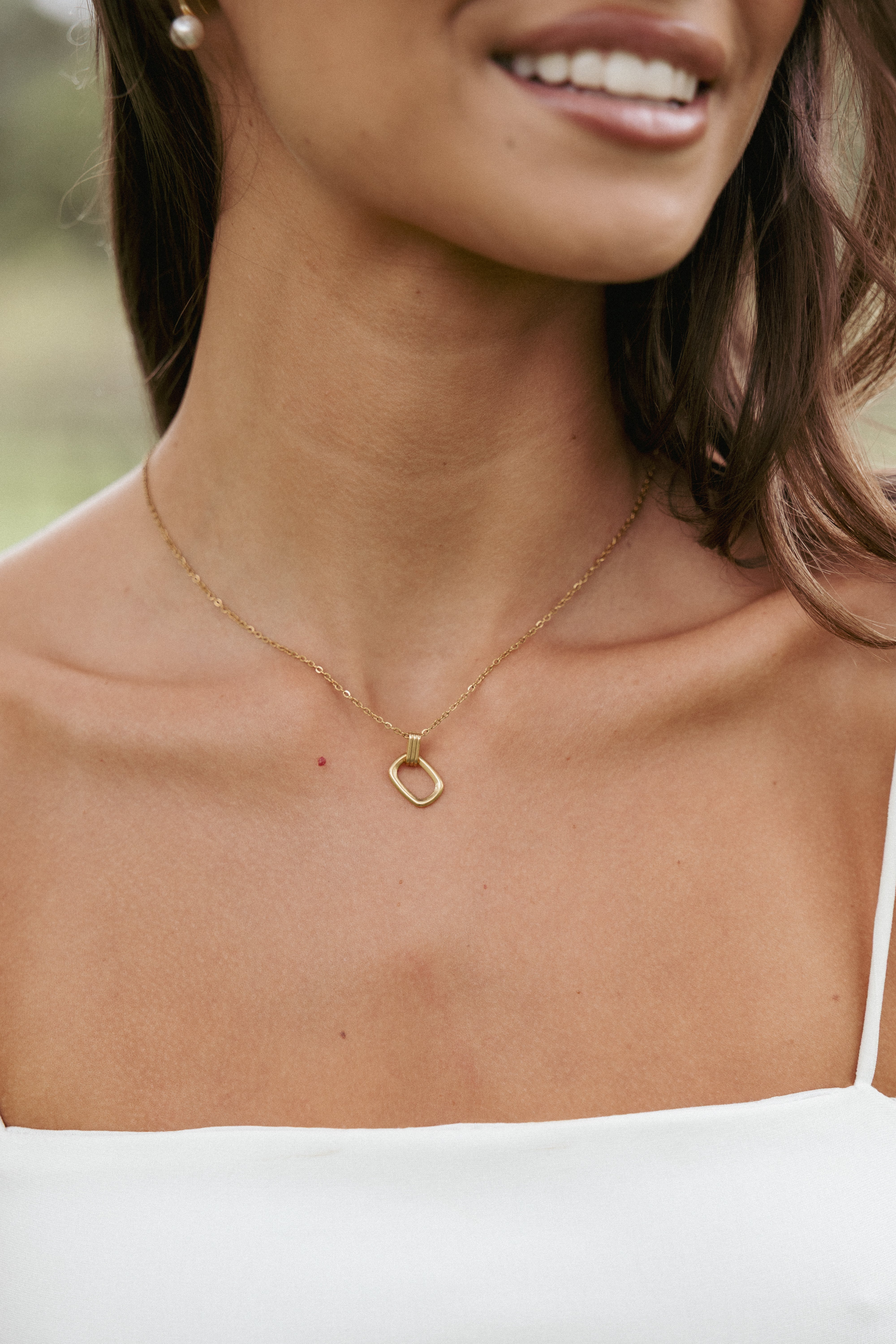 Elegant Gold Cagnes Necklace for Women - Perfect for Parties, Weddings & Everyday Wear