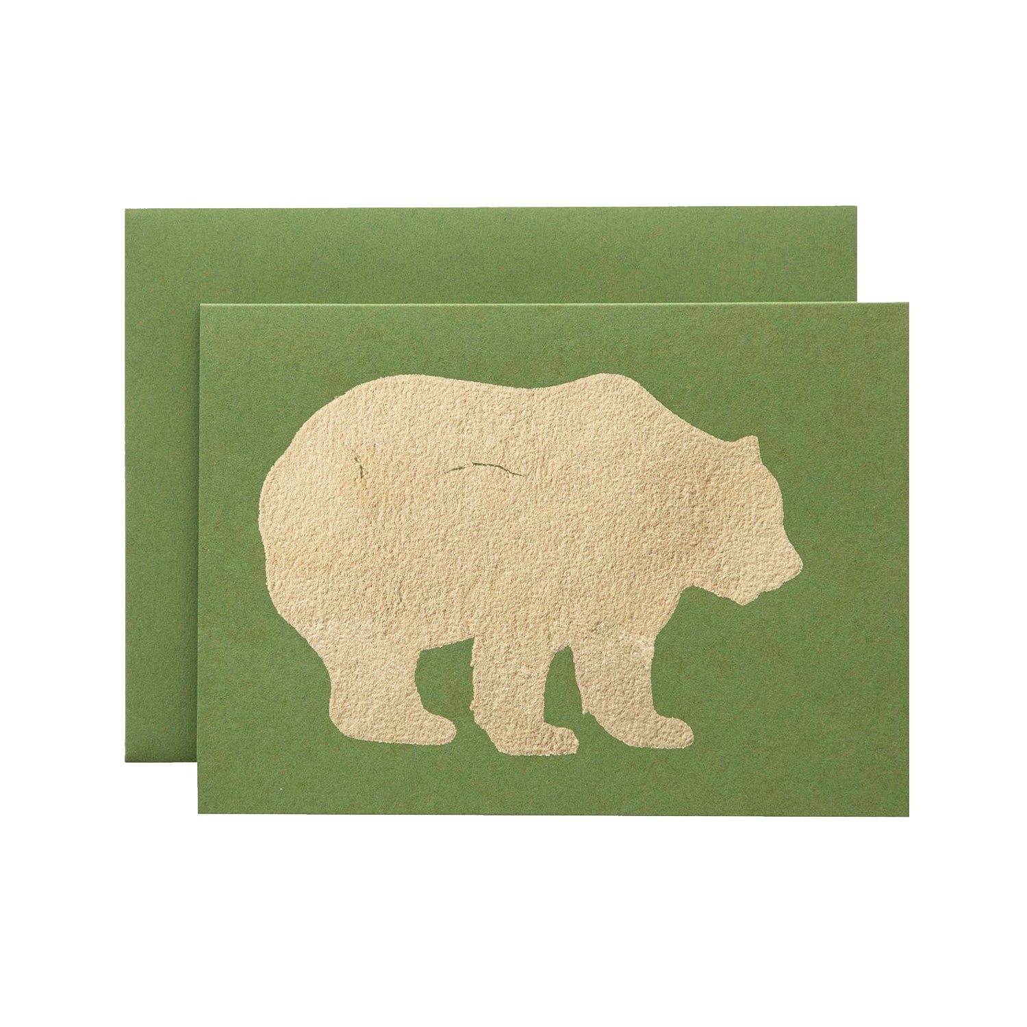 Green Bear Greeting Card - Eco-Friendly Birthday & Thank You Cards for All Occasions - Perfect for Gifts, Parties & Special Events