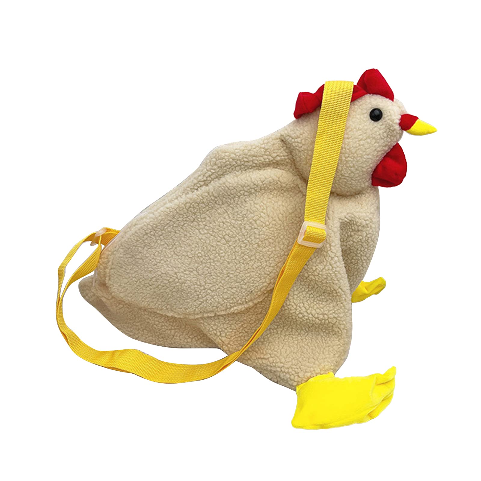 Cute Cartoon Chicken Crossbody Bag for Women - Creative Shoulder Purse & Backpack, Perfect Gift for Teenager, Daughter, Girlfriend or Wife - Great for School, Travel, Shopping & Daily Use