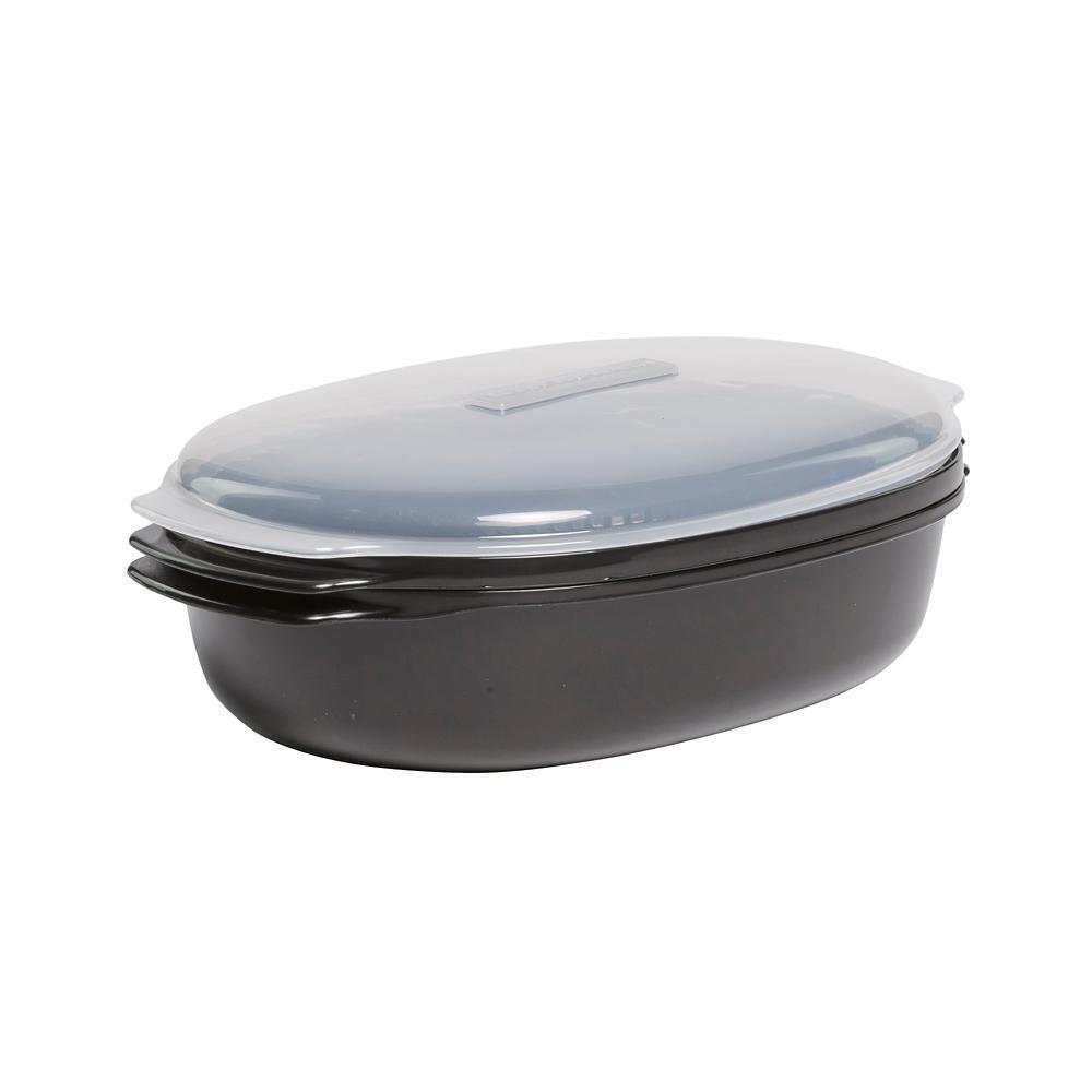 Amana W10660052 Microwave Steaming Container - BPA-Free Plastic Food Steamer for Vegetables, Rice & Healthy Meals - Perfect for Meal Prep & Quick Cooking