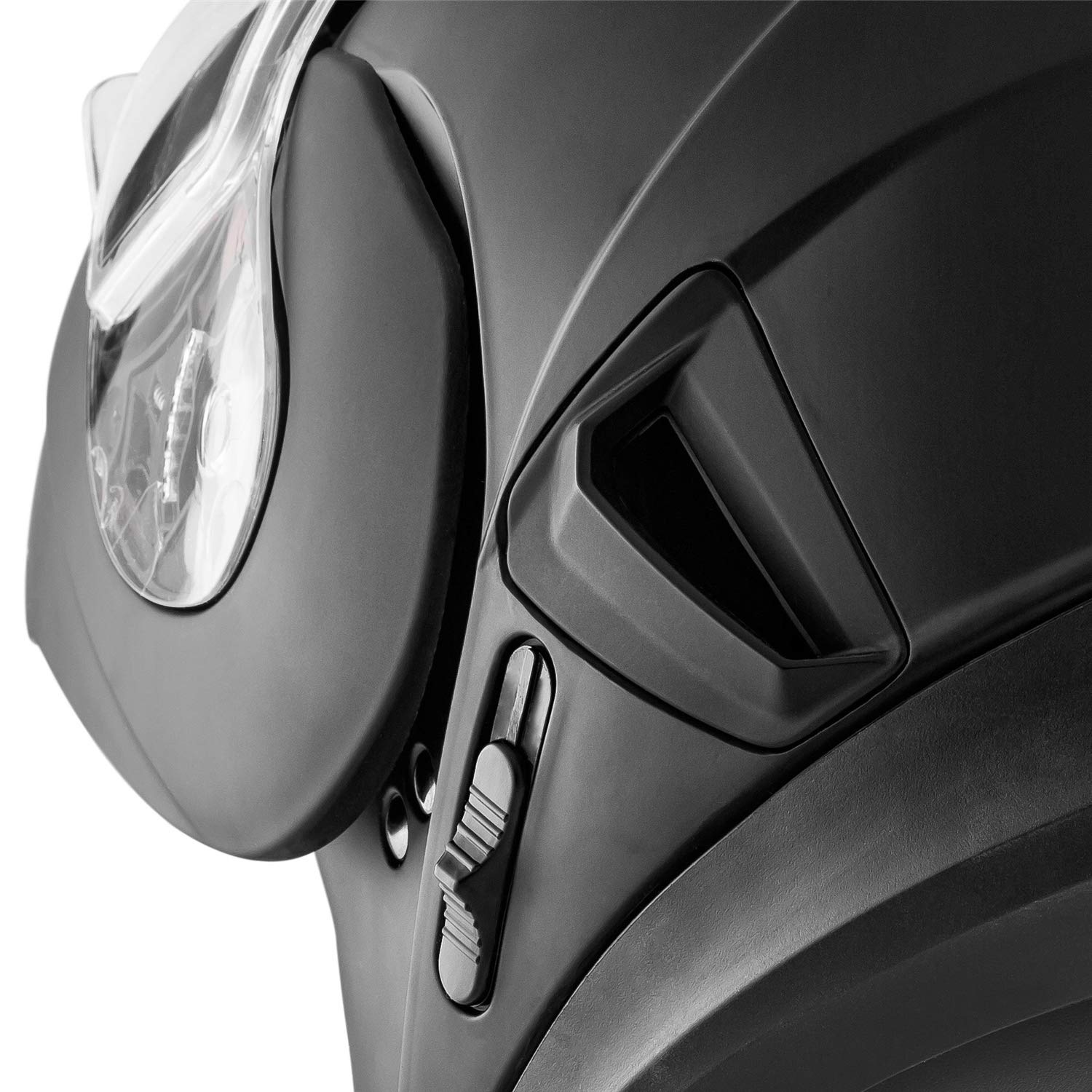 CKX Tranz 1.5 AMS Modular Motorcycle Helmet with Electric Double Shield - Lightweight & Durable for Street Riding & Long-Distance Touring