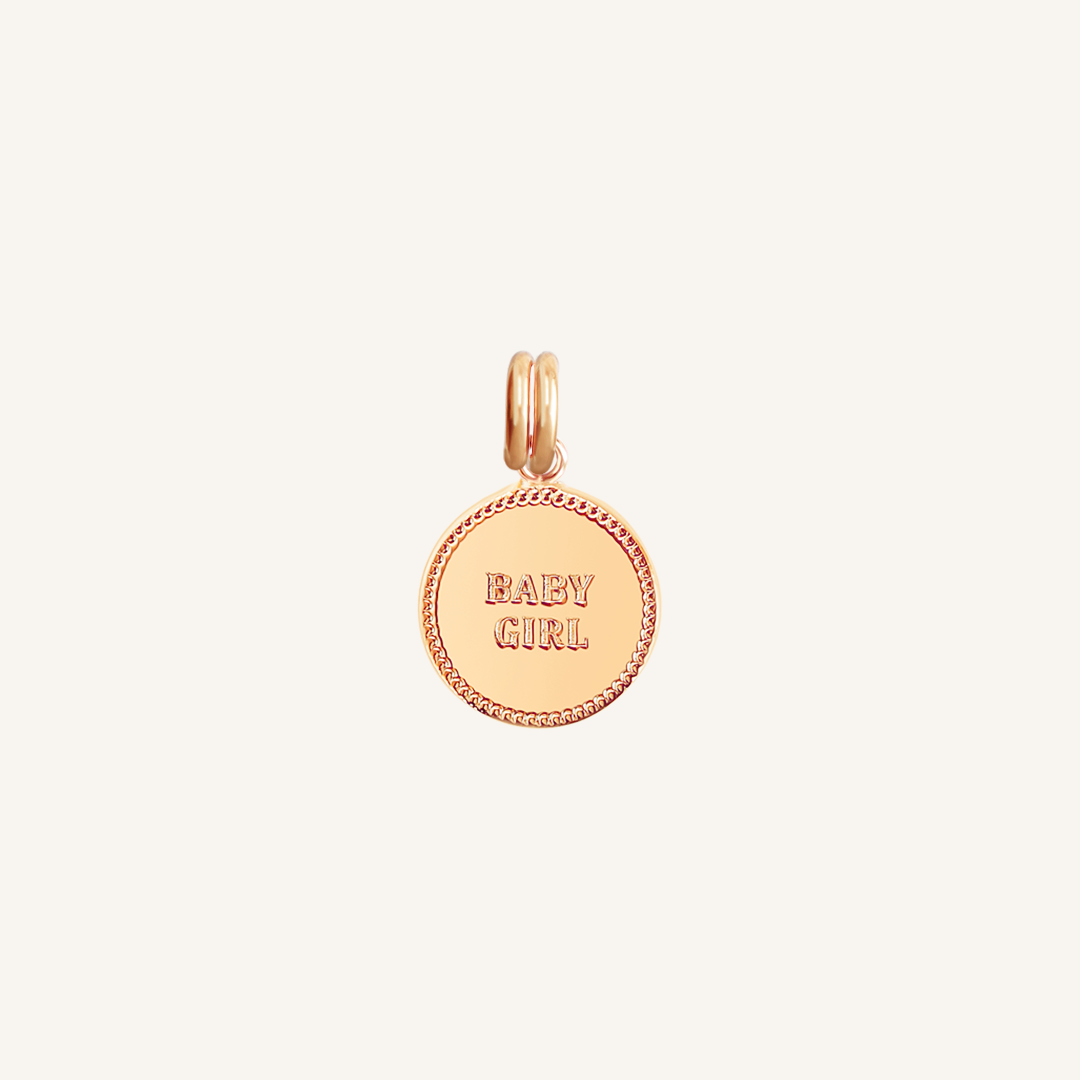 Baby Girl Charm Necklace - Dainty & Delicate Jewelry for Infants & Toddlers - Perfect for Christening, Birthday Gifts & Special Occasions