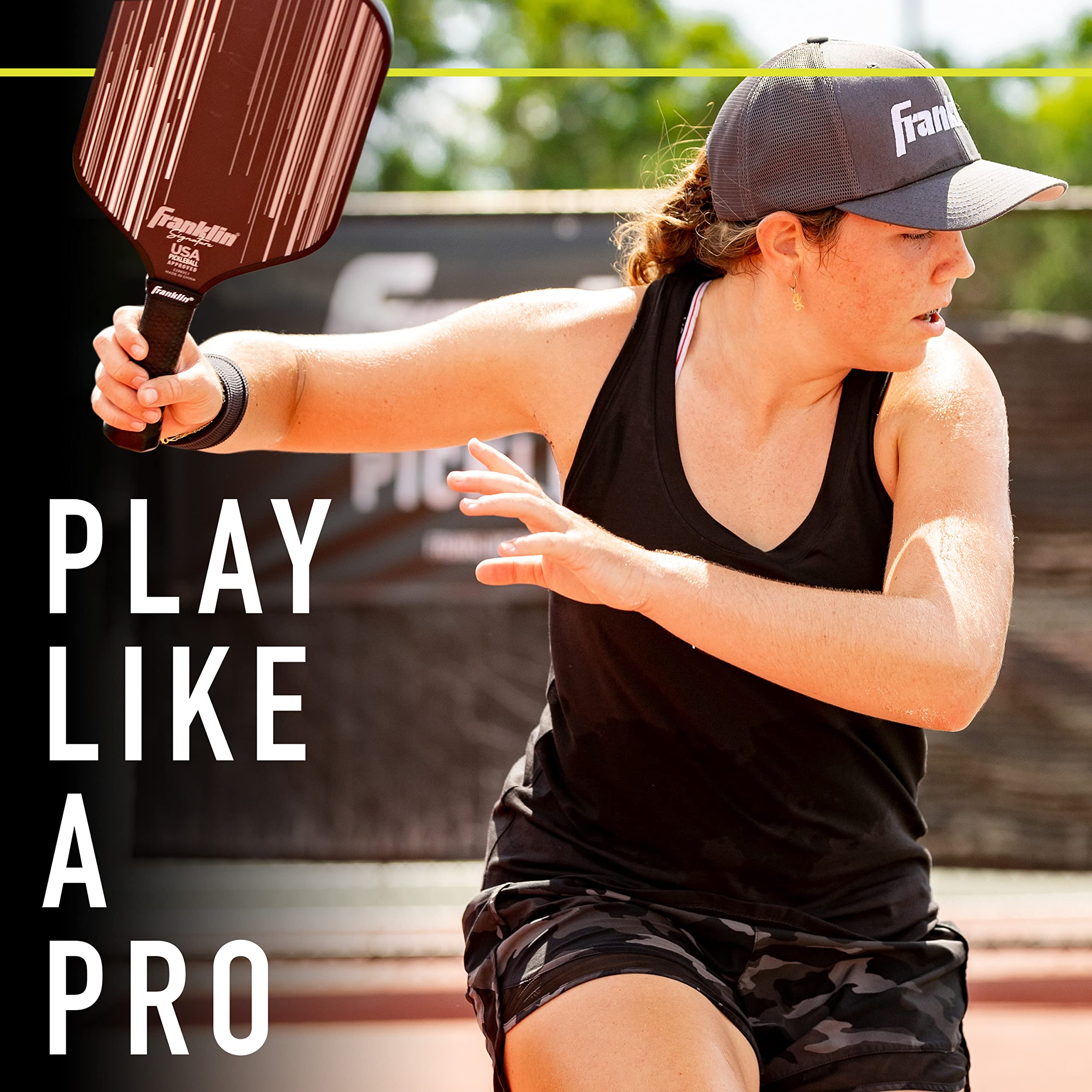 Franklin Sports Pickleball Paddle Overgrips - Extra Grip & Control for Pickleball Players - Durable Non-Slip Tennis Racket Grip Tape - Perfect for Indoor/Outdoor Court Play & Training