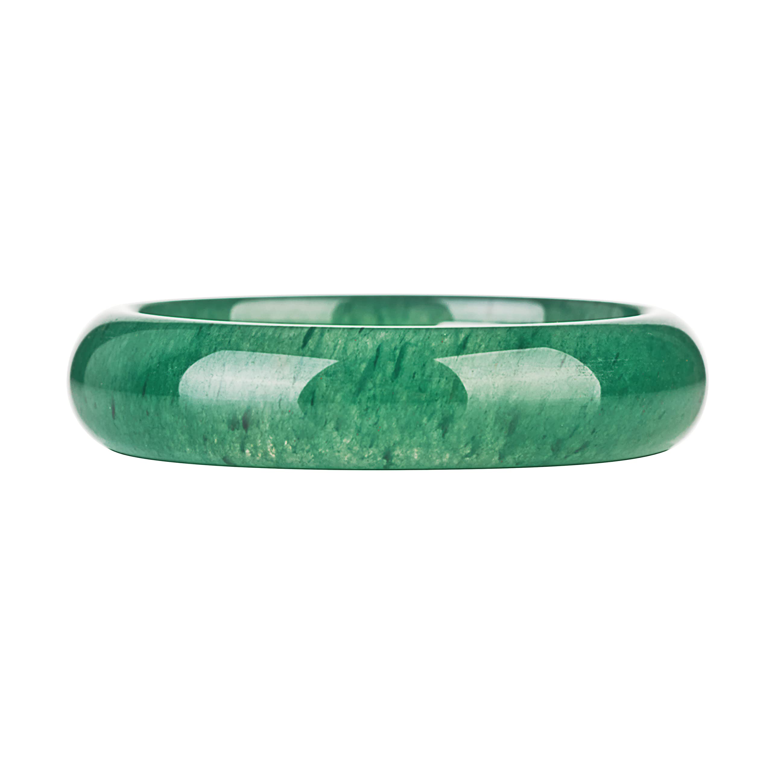 Natural Jade Bangle Bracelet for Women - Elegant Good Luck Gift for Birthday, Anniversary & Special Occasions | Feng Shui Jewelry for Positive Energy & Wellness