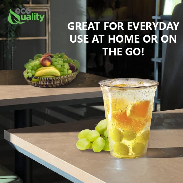 Clear Plastic Disposable PET Cups - 16oz (1000 Pack) | Crystal Clear Cold Drink Cups for Smoothies, Iced Coffee, Juice, Soda & Cocktails | Perfect for Coffee Shops, Parties, Catering & Takeout | BPA-Free & Eco-Friendly