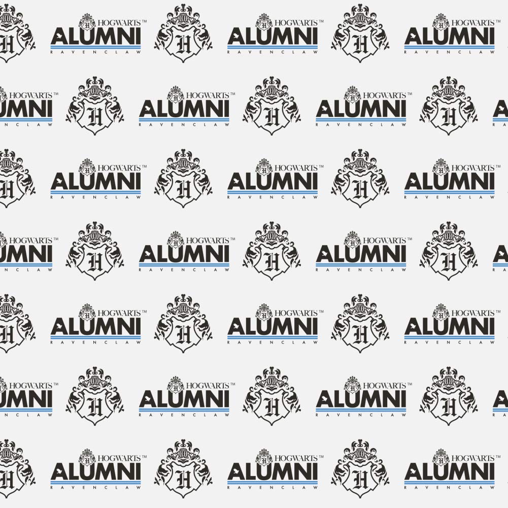 Harry Potter Ravenclaw Alumni Gift Wrap Wrapping Paper Rolls - Premium Quality, Blue & Bronze Themed, Perfect for Birthday Gifts, Christmas Presents & House Pride Decorations