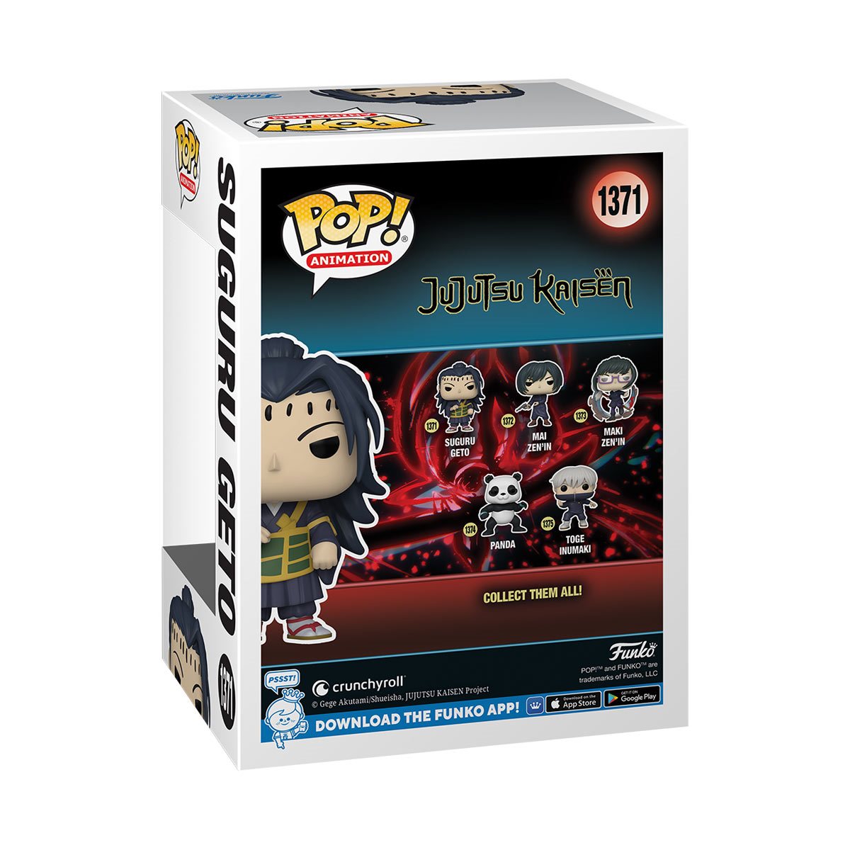 Jujutsu Kaisen Suguru Geto Funko Pop! Vinyl Figure #1371 - Anime Collectible for Fans & Gift Idea - Perfect for Display, Cosplay & Anime Decor