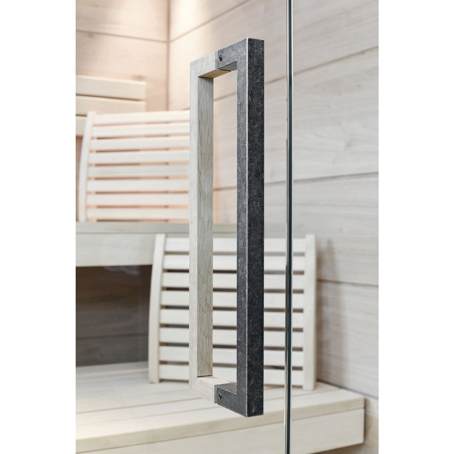 800mm HT Door Handle - Oil Rubbed Black Steel Bar Handle for Wooden & Glass Doors - Perfect for Modern Homes, Offices & Commercial Spaces