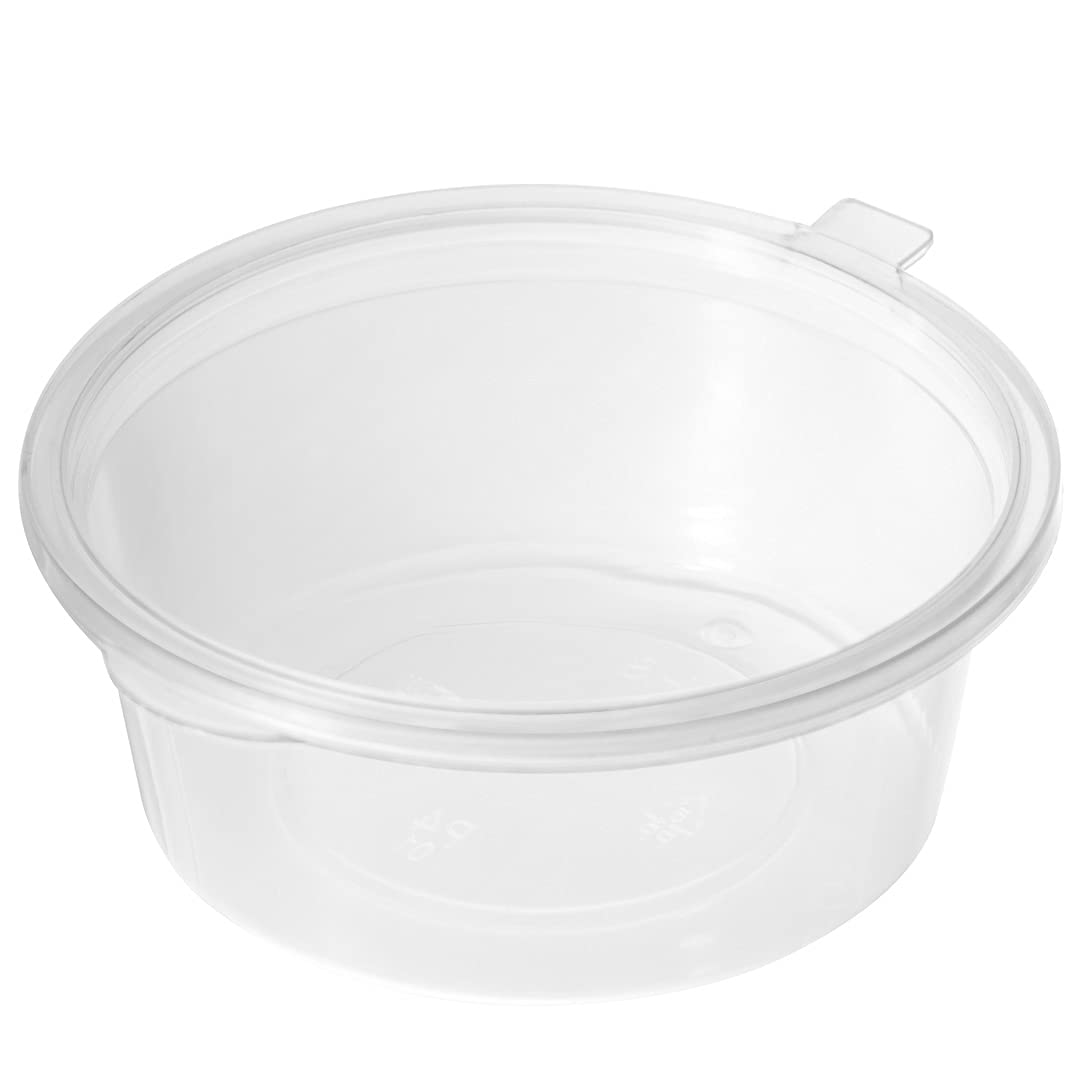 Restaurantware RW Base 4oz Jello Shot Cups - 2000 Pack Microwave-Safe Disposable Plastic Containers for Sauces, Condiments & Toppings | Crack-Resistant Clear Portion Cups for Catering, Parties & Food Sampling
