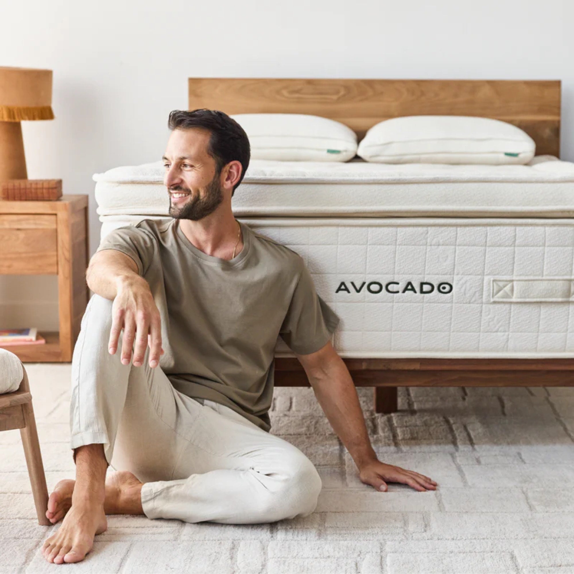 Premium Organic Mattress - 100% Natural Latex & Cotton, Hypoallergenic & Eco-Friendly (2024 Model) for Bedroom, Guest Room & Nursery - Queen Size