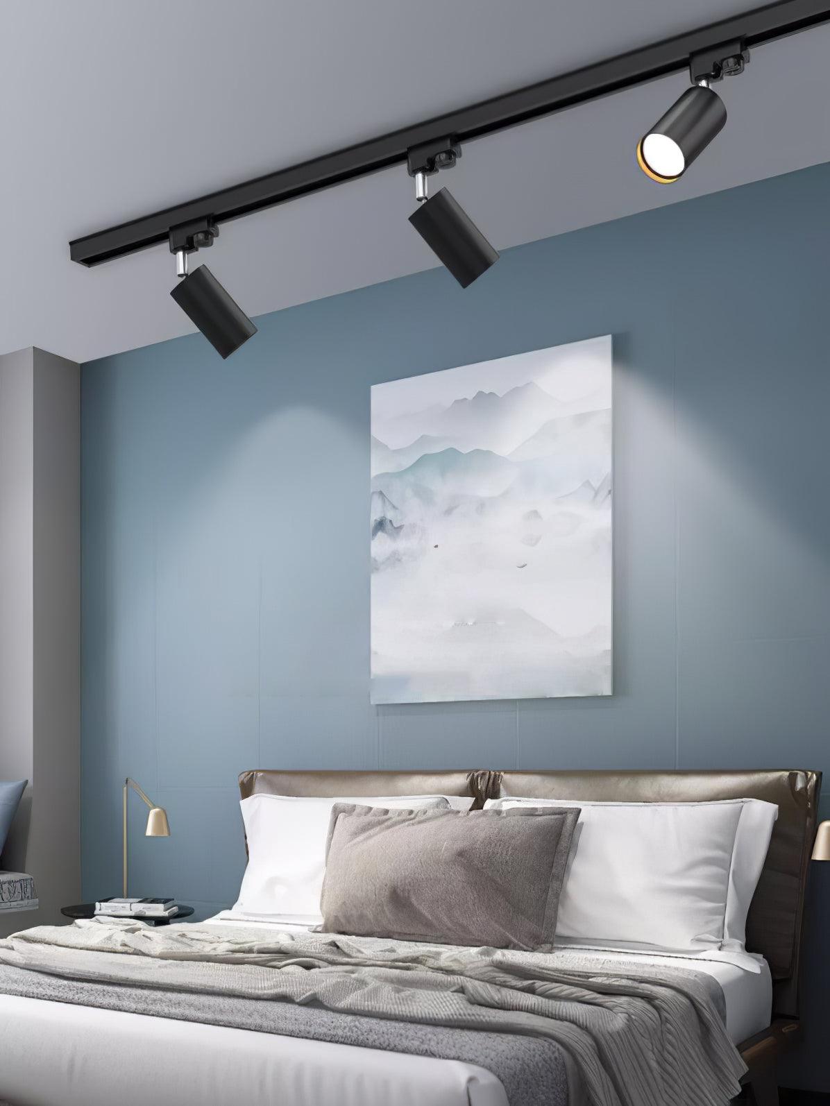 Adjustable Spotlight Track Ceiling Light - Modern Dimmable LED Lighting for Home & Office - Perfect for Living Room, Kitchen, or Retail Store Lighting