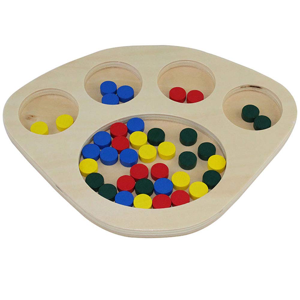 Montessori Sorting Tray for Toddlers - Educational Infant Toys & Preschool Learning Materials for Early Development - Perfect for Daycare, Homeschooling & Sensory Play Activities