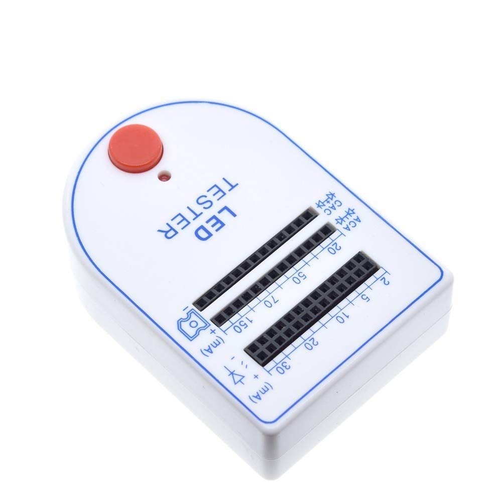 ShiSyan 2-150mA Mini LED Tester - Portable Light Emitting Diode (LED) & Bulb Battery Tester - Perfect for DIY Electronics, Home Lighting Repair & Electrical Projects