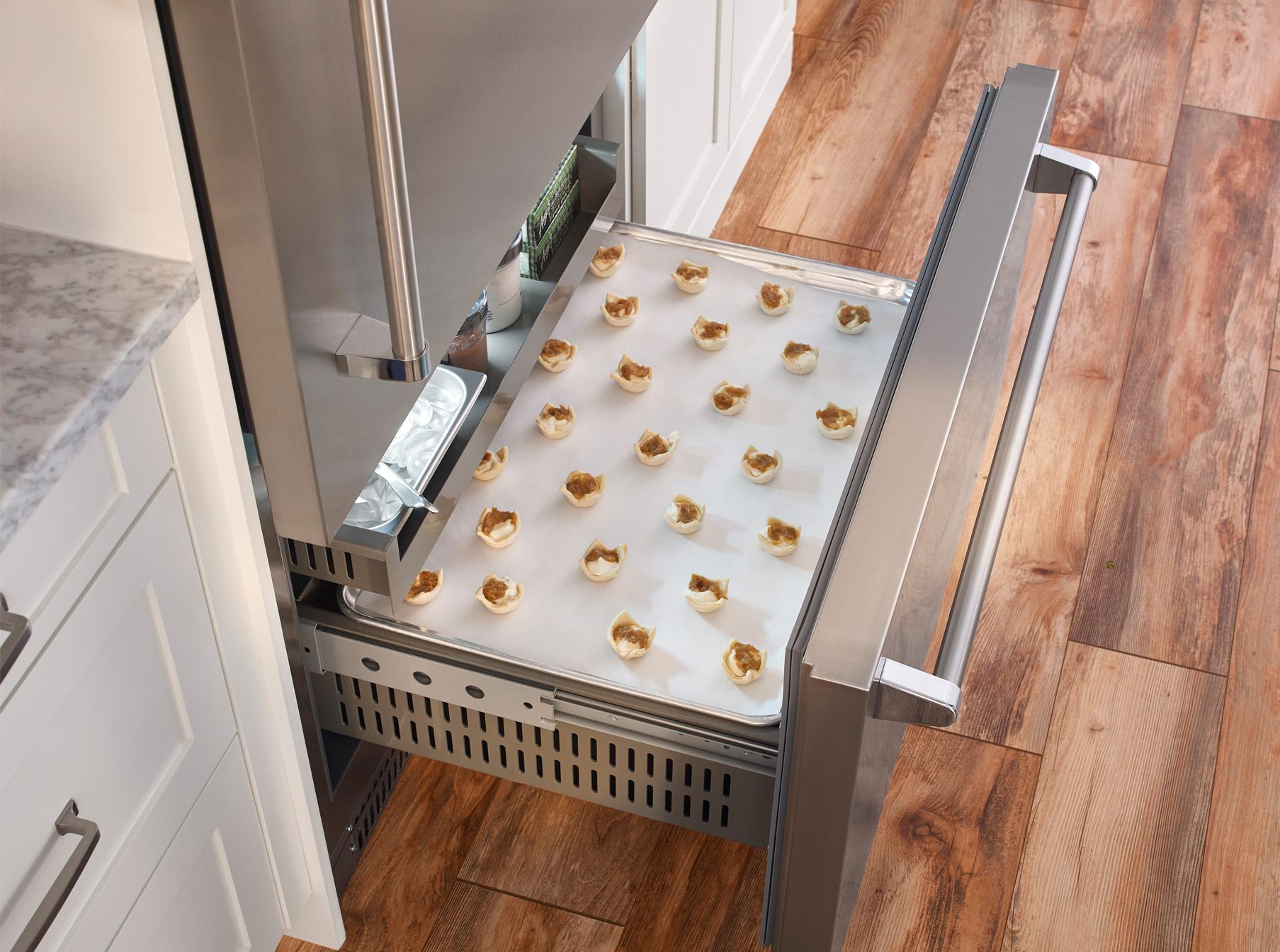 Bluestar BBB36L3 36-Inch Professional Built-In Refrigerator Freezer with Left Hinge - Perfect for Gourmet Kitchens & Luxury Home Renovations
