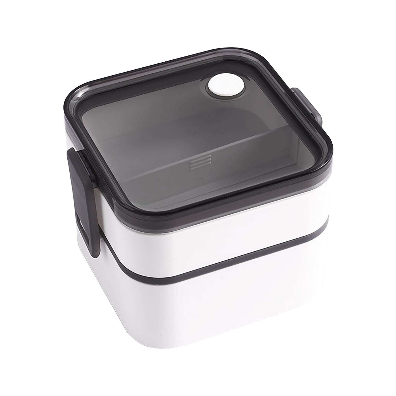 3-Compartment Salad Lunch Container - Portable Bowls for Toppings & Dressings - Perfect for Office, Picnics & Travel