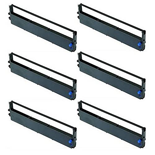 Honeywell-Bull HIP562 Black Printer Ribbon (6-Pack) - Compatible Replacement for IBM 6328829 - Ideal for Office, Retail, and Industrial Printing Needs