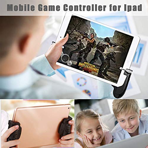 Wireless Mobile Game Controller for iPad & Android Tablets - Sensitive Shoot Aim Gamepad with Triggers for PUBG, Knives Out, Fortnite - Ergonomic Handgrip for Tablets & Smartphones - Perfect for Gaming on the Go, Travel & Home Entertainment