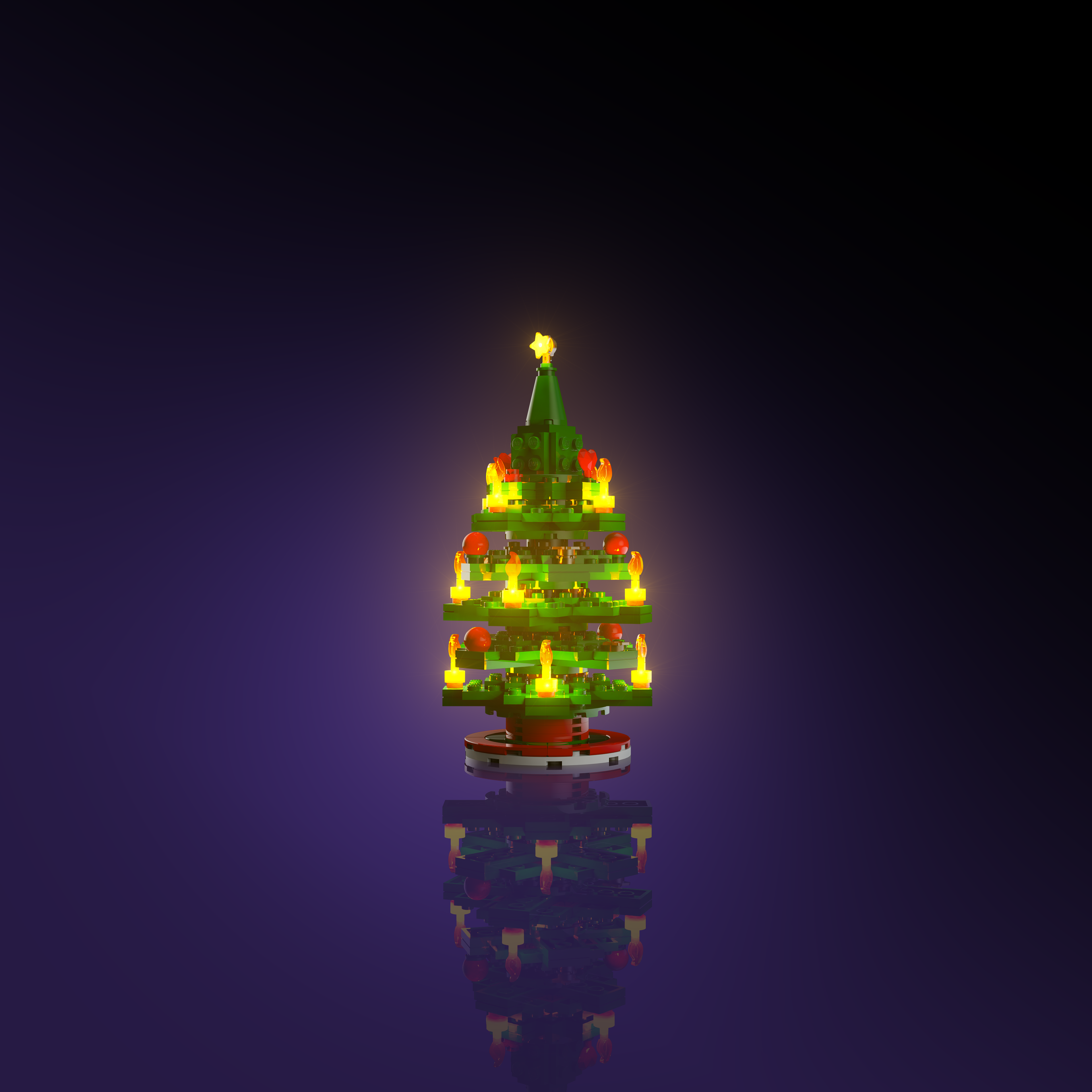 LEGO® Christmas Tree #40573 Light Kit - DIY Holiday Decoration for Festive Home & Office Decor