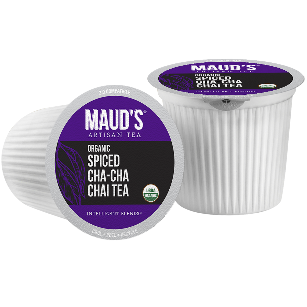 Organic Chai Tea Pods by Maud's - Premium Spiced Tea for Keurig & Nespresso Machines - Perfect for Morning Energy & Relaxing Evenings