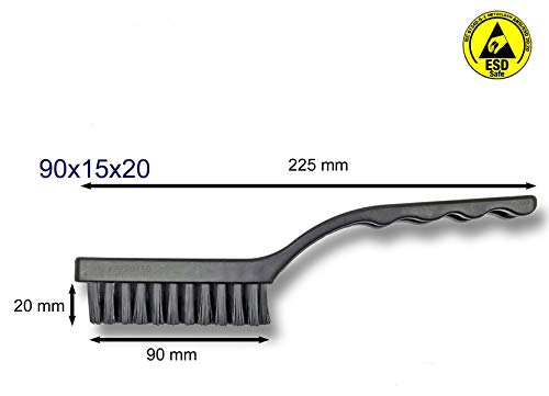 SCHOFIC Anti Static ESD Brush - 6CM Toothbrush Shape for Electronics Cleaning (WT-02, 1 Pack) | Perfect for PCBs, Circuit Boards & Sensitive Electronic Components