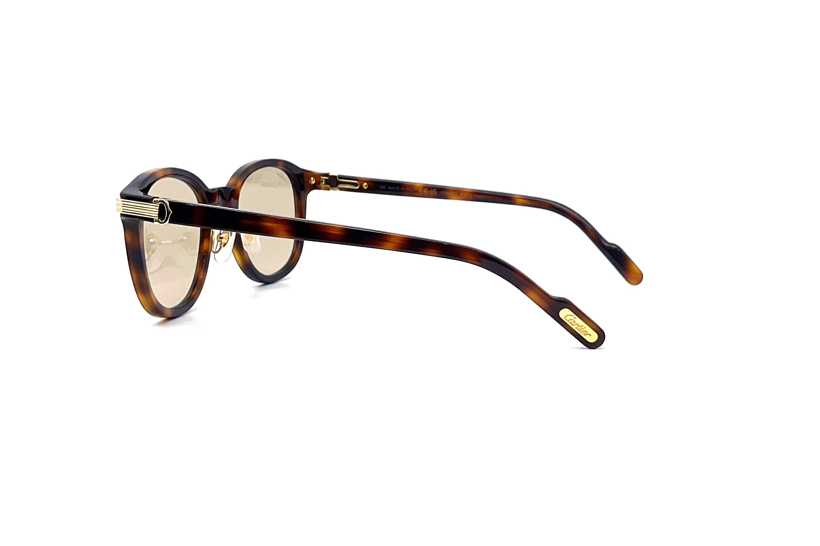 Cartier CT0302S Havana Sunglasses - Luxury Aviator Sunglasses for Men & Women - Perfect for Travel, Driving & Outdoor Activities