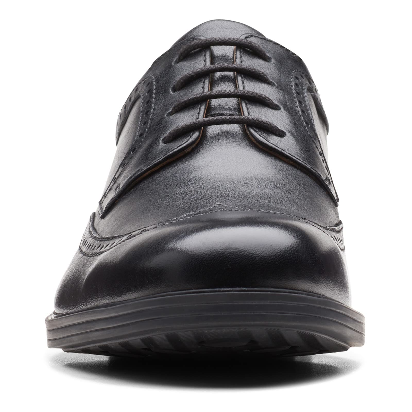 Clarks Men's Whiddon Wing Oxford Shoes - Classic Leather Dress Shoes for Business & Formal Occasions | Comfortable & Stylish Men's Footwear for Office, Weddings & Professional Events