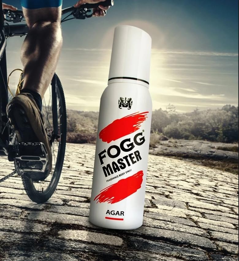 Fogg Master Agar No Gas Deodorant for Men - Long Lasting Fragrance Body Spray (150ml) | Fresh Scent for Daily Use, Gym & Office