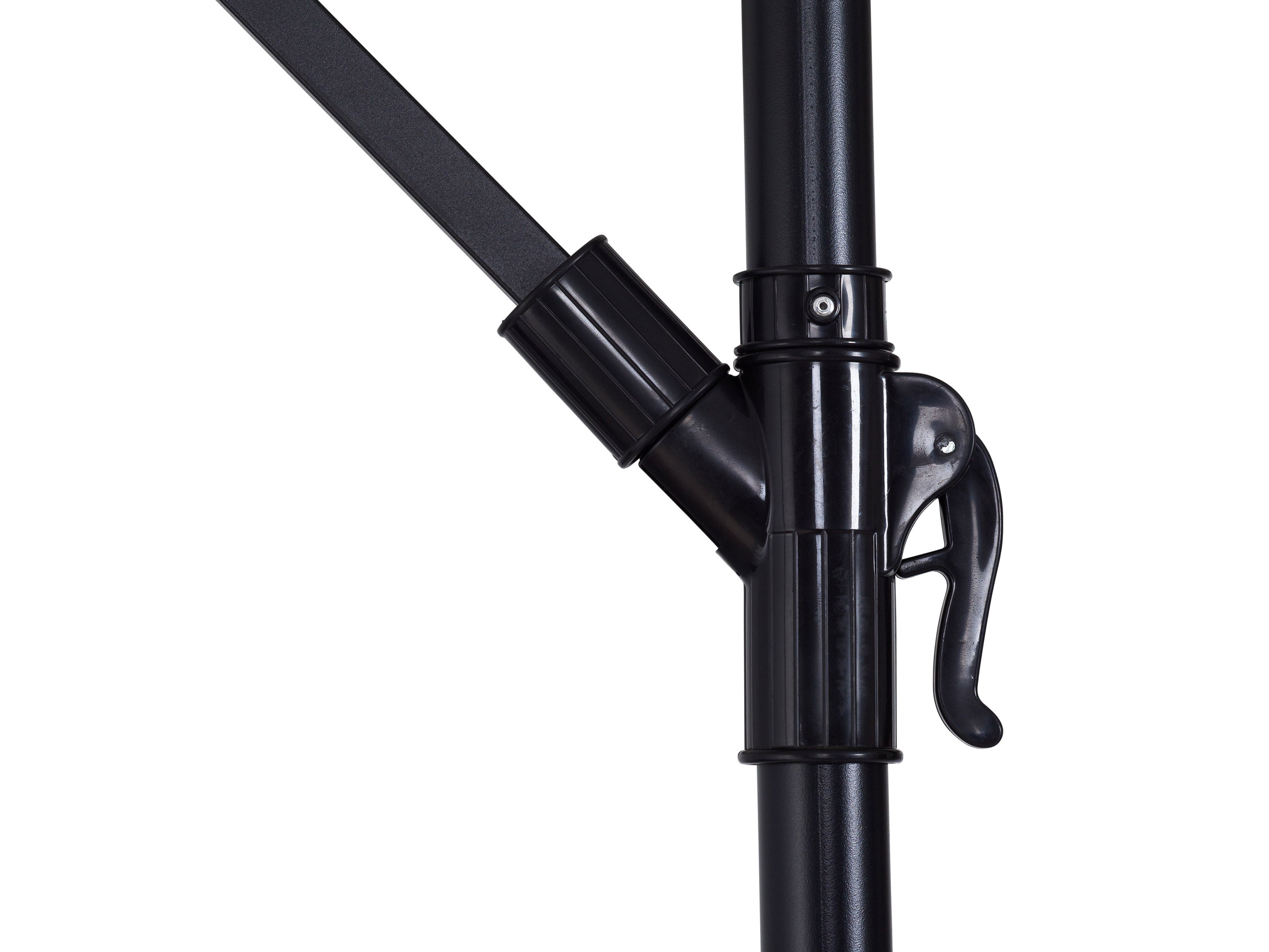 9ft Navy Blue Cantilever Umbrella - Heavy Duty Outdoor Patio Umbrella with Wind Vent for Garden, Poolside & Backyard - Perfect for Sun Protection and Outdoor Relaxation