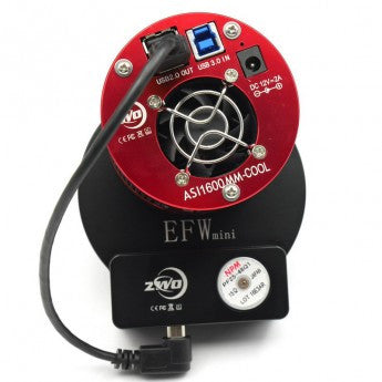 EFW Mini Electronic Five Position Filter Wheel 1.25/31mm - High Precision Filter Changer for Astronomy & Microscopy - Perfect for Astrophotography, Microscopic Imaging & Scientific Research