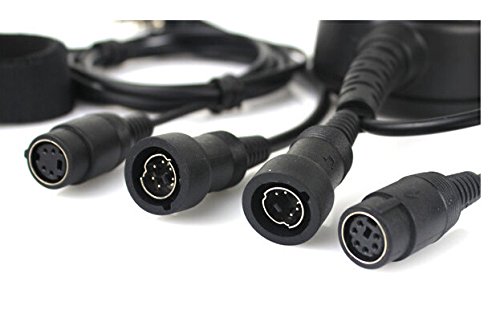 Throat Mic Headset with Push-to-Talk (PTT) Button - Compatible with Baofeng BF-F8HP, UV-82, Kenwood & Wouxun Two-Way Radios - Secure & Hands-Free Communication for Security, Construction & Outdoor Adventures