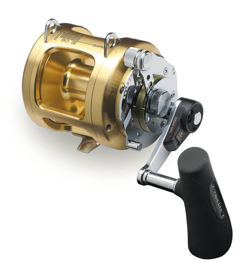Shimano Tiagra 2-Speed Lever Drag Conventional Fishing Reel - Saltwater & Offshore Trolling Reel for Big Game Fishing