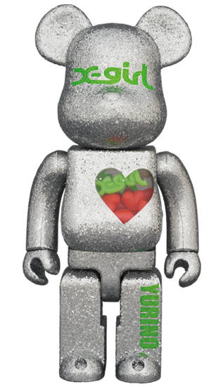 MEDICOM TOY BE@RBRICK X Girl X YURINO (E-Girls) 100% & 400% Bearbrick Collectible Figure - Perfect for Anime Fans, Streetwear Enthusiasts, and Home Decor