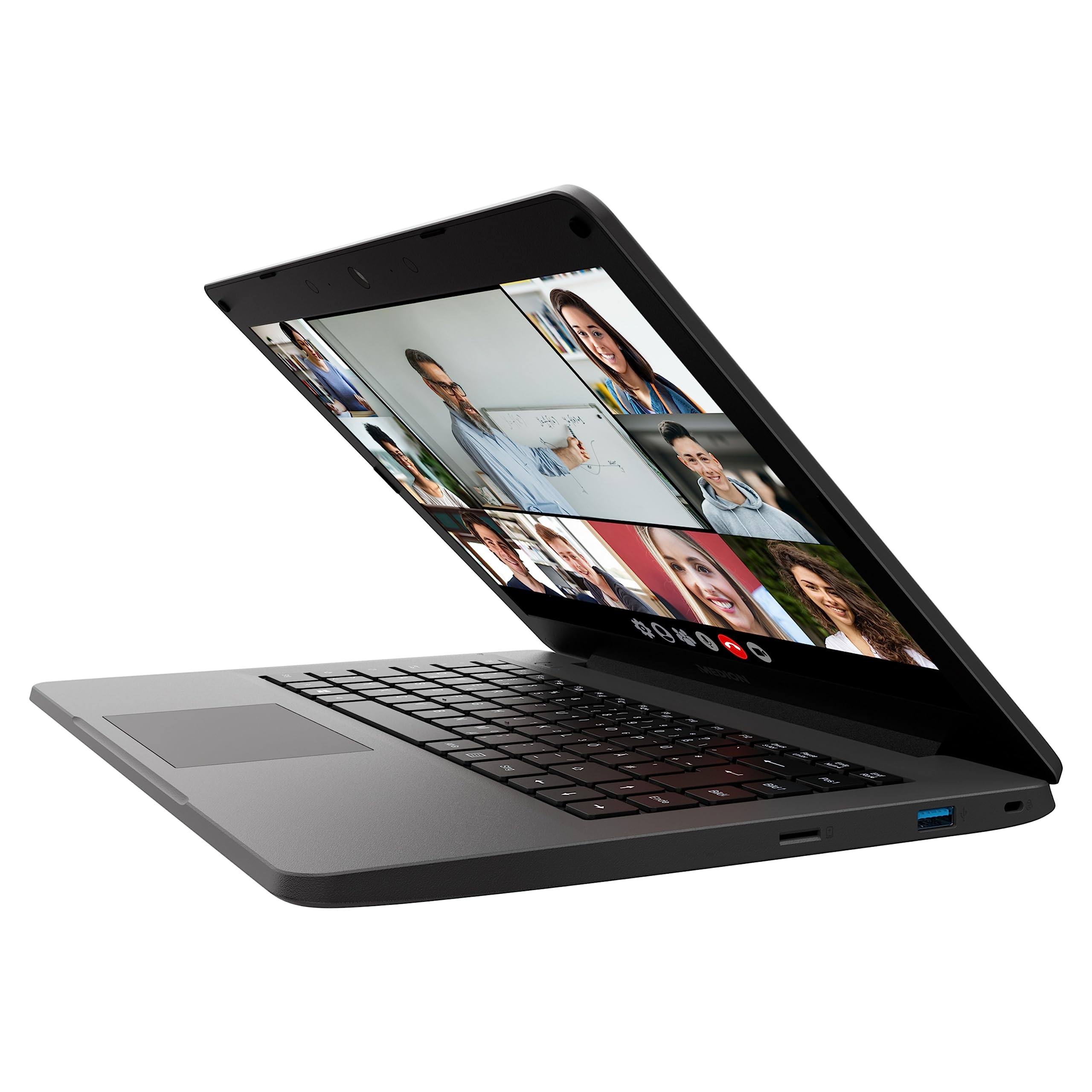 MEDION E14412 14 Inch HD Laptop for Students - Intel Core i3-10110U, 256GB SSD, 8GB RAM, WiFi, Webcam, Windows 10 Home - Perfect for Online Classes, Remote Learning & Homework