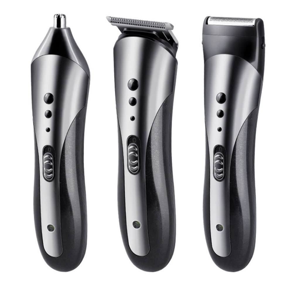 Professional Electric Nose & Ear Hair Trimmer for Men and Women - Painless Eyebrow & Facial Grooming Kit with Stainless Steel Dual Blades - Perfect for Travel, Home, and Salon Use (Color: B)