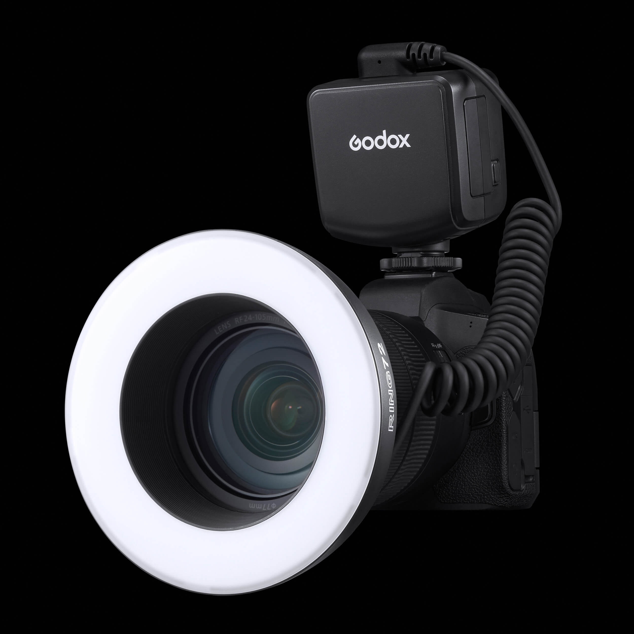 RING72 8W Daylight Balanced LED Macro Ring Light for DSLR Camera Photography - Perfect for Close-Up Shots, Product Photography & Videography