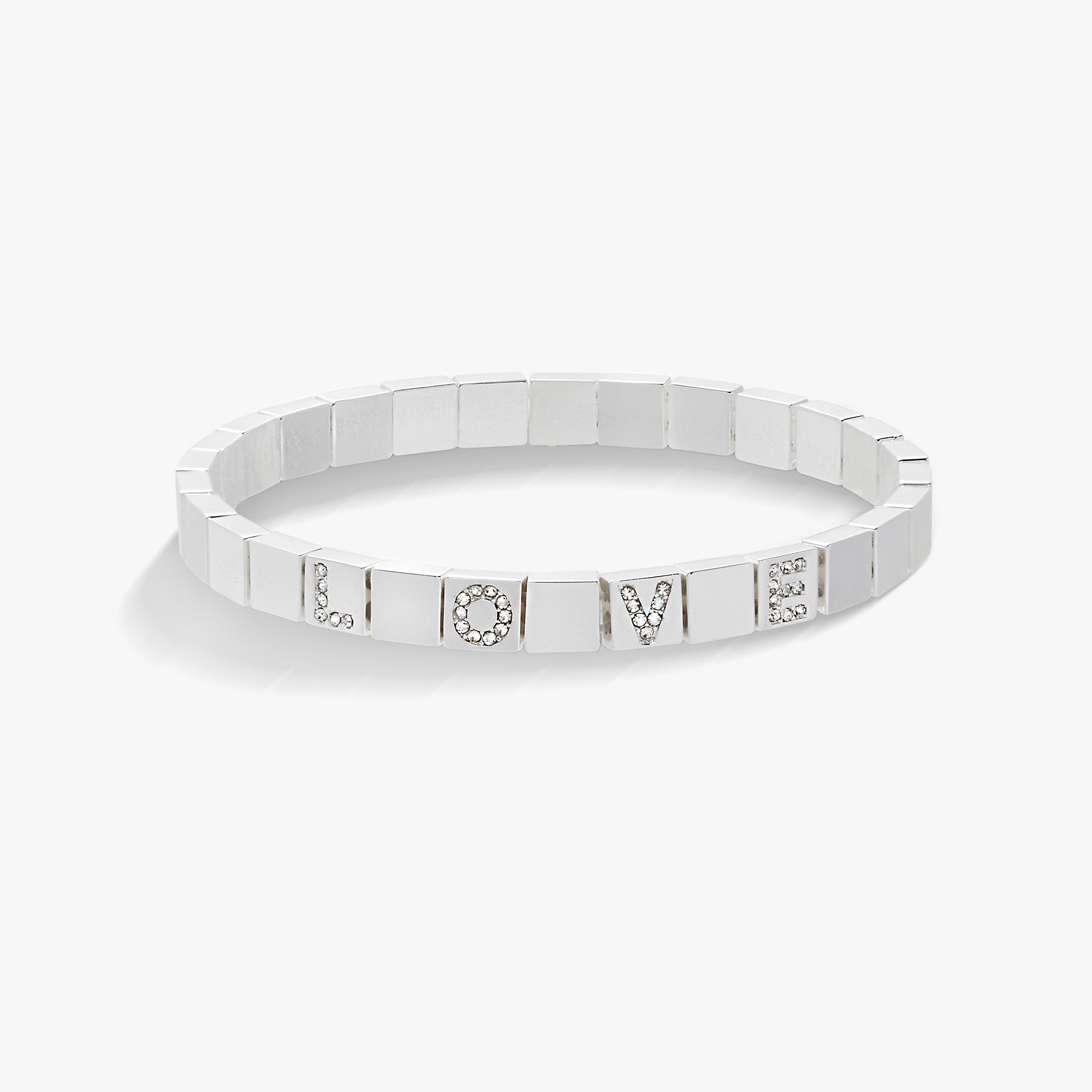 LOVE Stretch Bracelet for Women - Adjustable Elastic Beaded Bracelet for Daily Wear, Gift Giving & Special Occasions