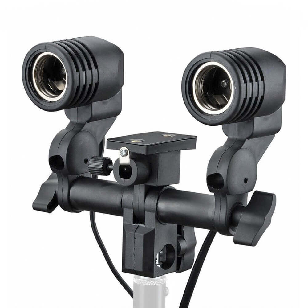 DUOLiTE E27 Continuous Lighting Kit - Professional Studio Light for Photography, Videography, and YouTube Content Creation
