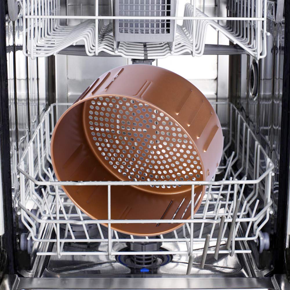 3.7QT Non-Stick Air Fryer Replacement Basket for Power & GoWise USA - Perfect for Healthy Frying, Roasting & Reheating Food