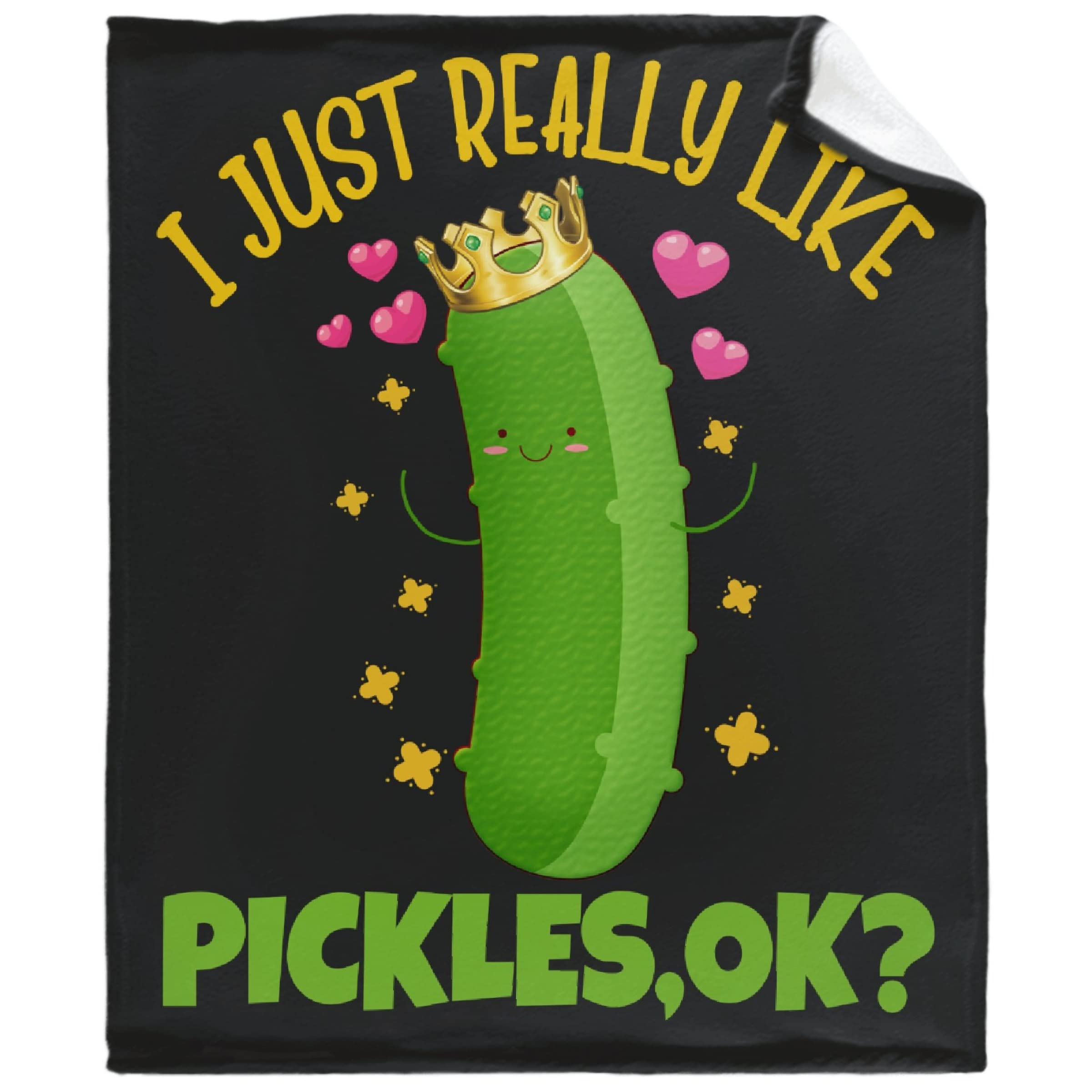 Soft Plush Pickles Print Flannel Fleece Throw Blanket - 120