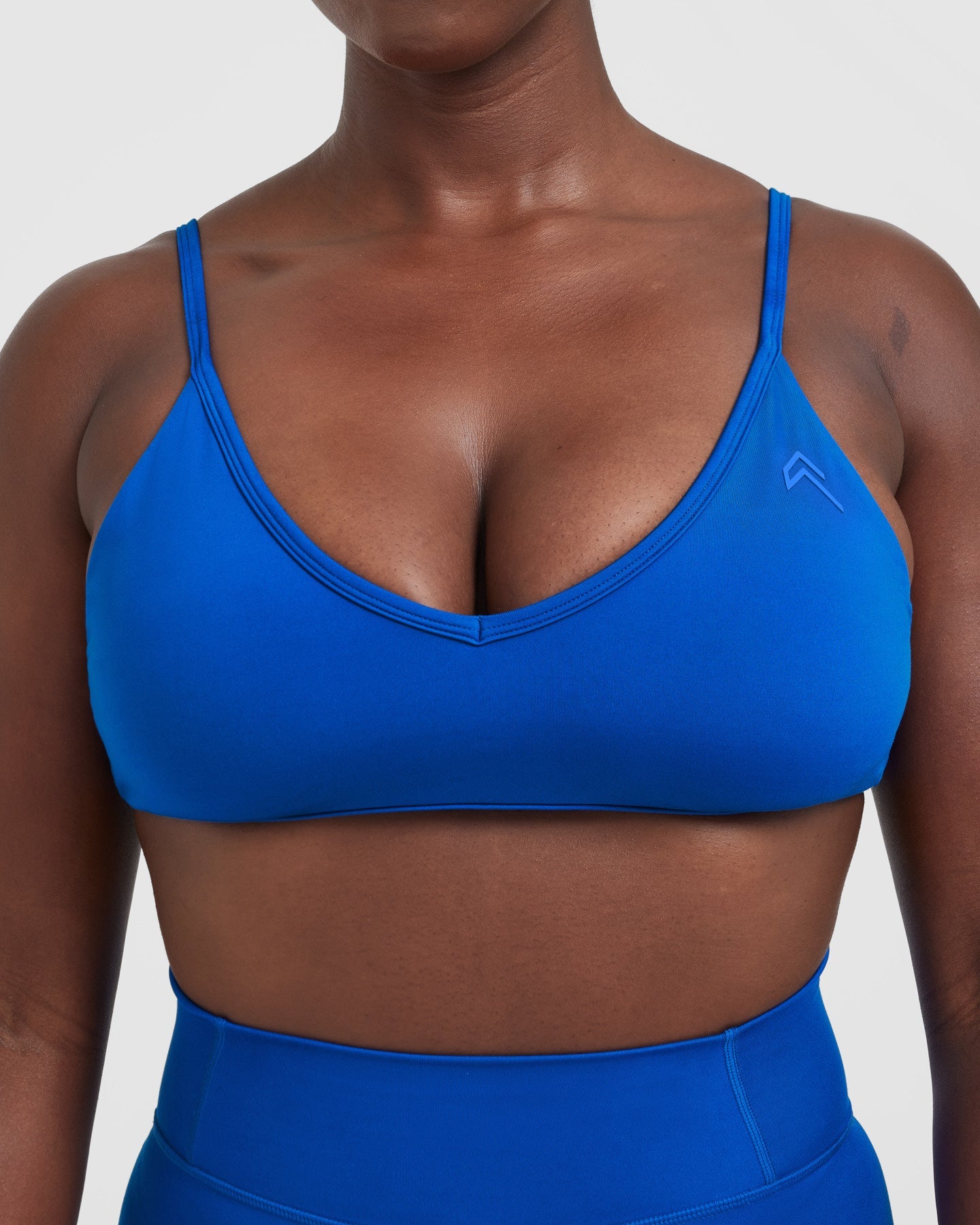 Timeless Strappy Bralette in Cobalt Blue - Comfortable Wireless Lingerie for Everyday Wear | Perfect for Yoga, Lounge & Layering Under Clothes