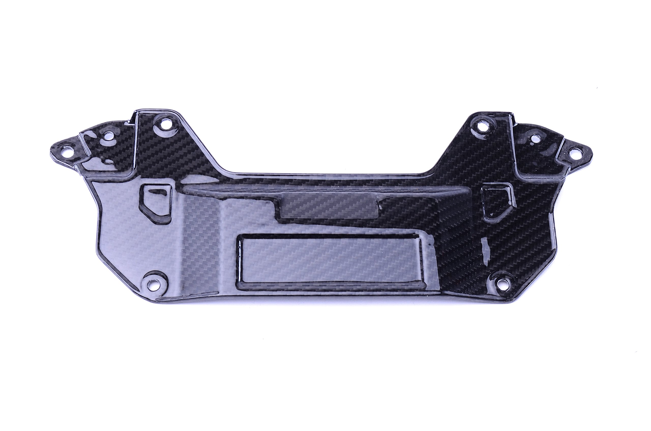 Bestem Carbon Fiber Seat Bracket Battery Holder Cover Fairing Twill for 2015-2018 Yamaha R1 | Lightweight Motorcycle Accessory for Racing & Street Performance