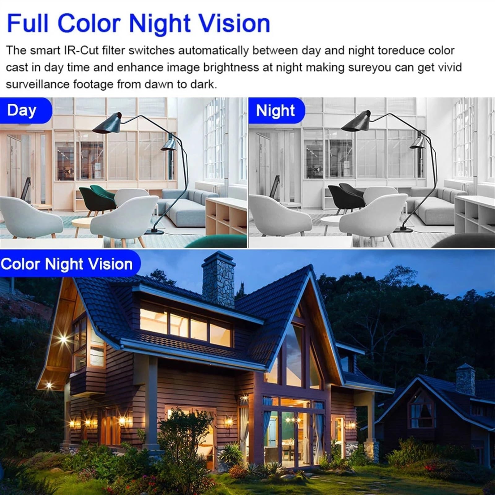 JOLIANE HD Mini Wireless Dual Lens 8MP IP Security Camera with Smart Night Vision & PTZ - Indoor CCTV Camera for Baby Monitor, Home Security (4MP) | Perfect for Nursery Monitoring, Pet Watching & Office Surveillance