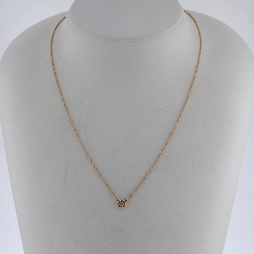 18K Gold Diamond Pendant Necklace for Women - Elegant By The Yard Chain with Real Diamonds - Perfect for Weddings, Anniversaries & Everyday Luxury Jewelry