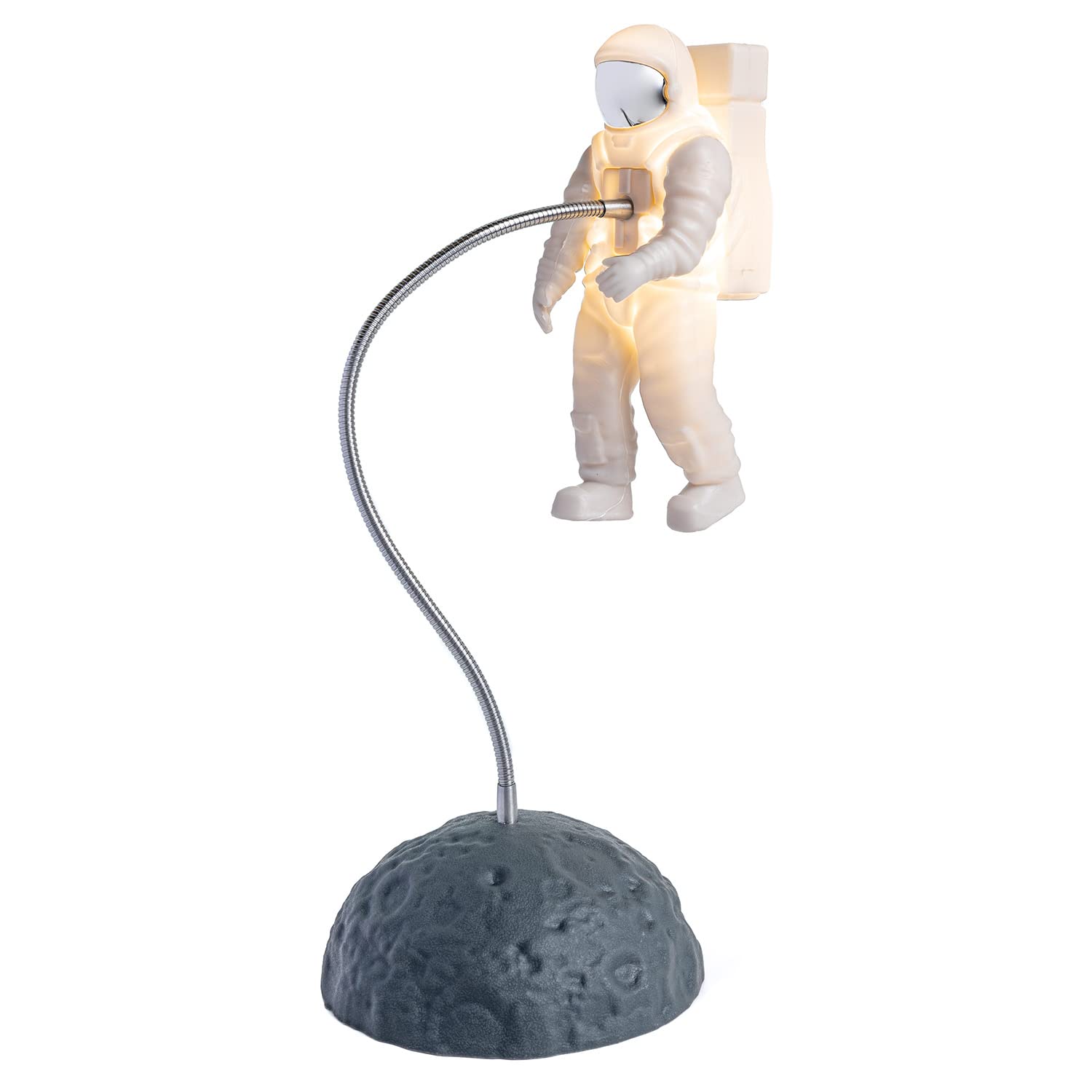 Floating Astronaut LED Desk Lamp - Cool Space-Themed Night Light for Kids Room, Study & Office Decor
