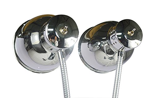 TECHTONGDA Commercial Double Bulb Food Heat Lamp - Adjustable Stand, Aluminum Construction for Restaurants, Catering & Buffets | Perfect for Keeping Food Warm at Events, Cafes & Kitchens